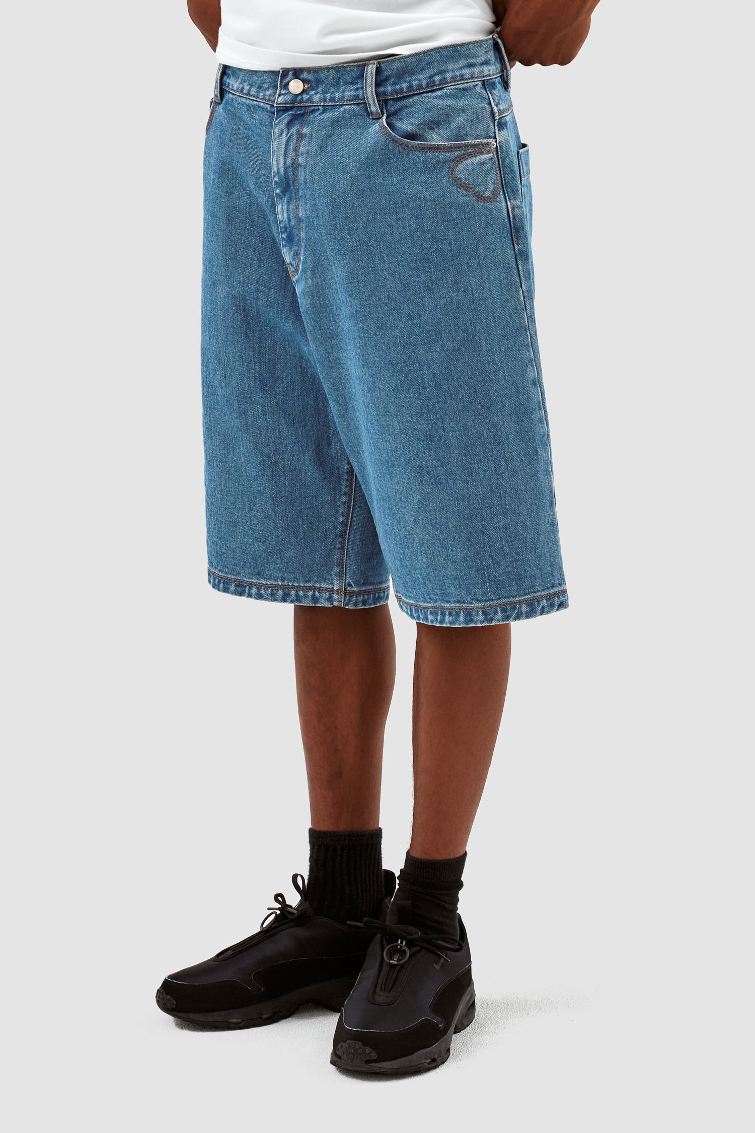 Silvain Heart Detail - Denim