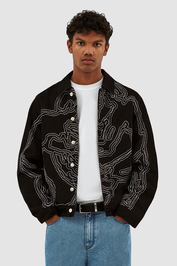 Jones Fighter Jacket - Black