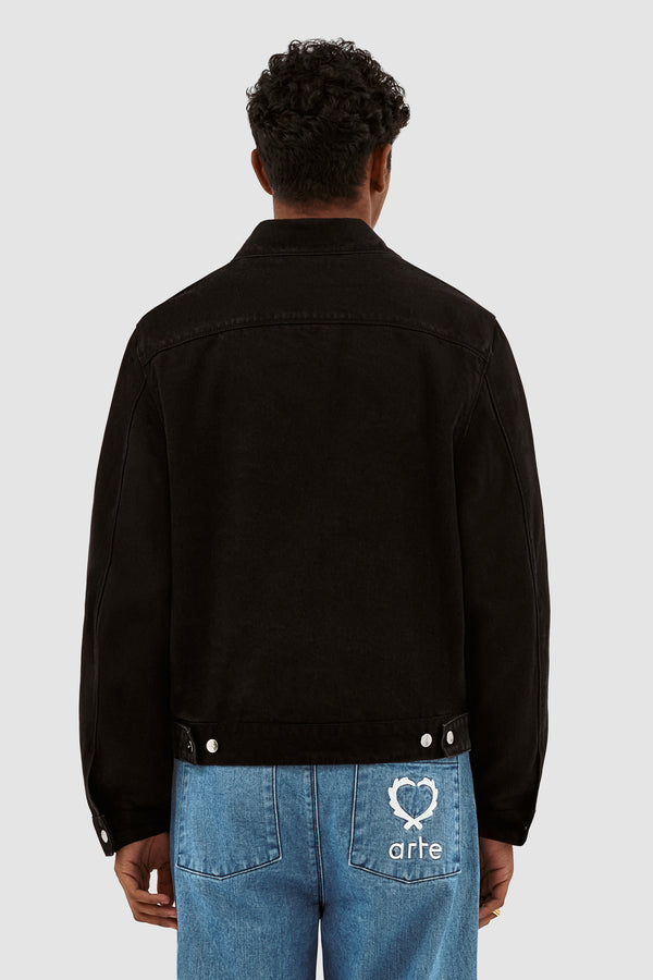 Jones Fighter Jacket - Black