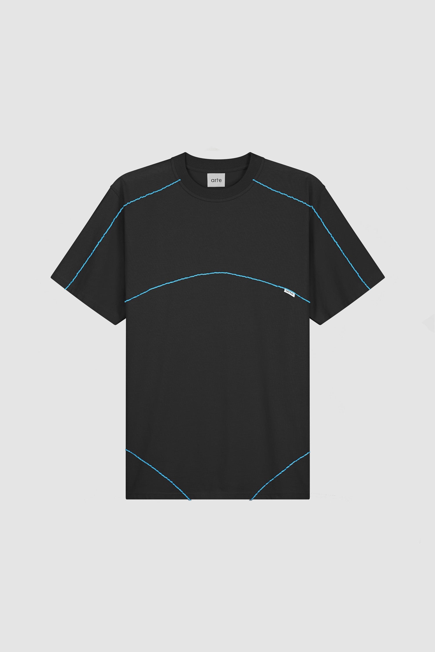 Trevor Contrast T-shirt - Black