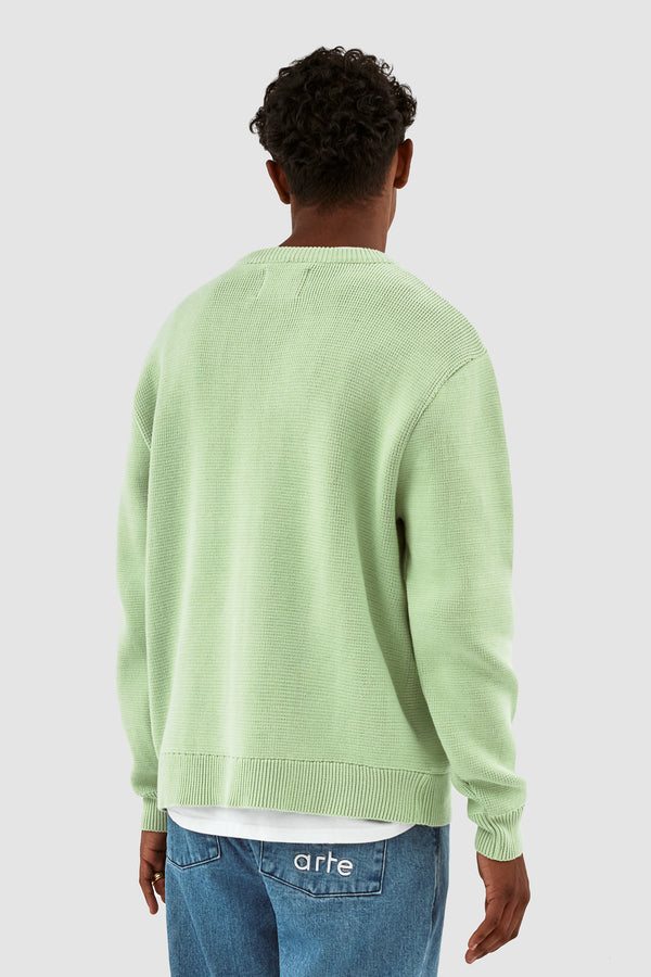 Kris Logo Sweater - Light Green