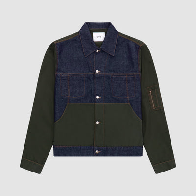 Jones Multi Jacket - Denim/Green