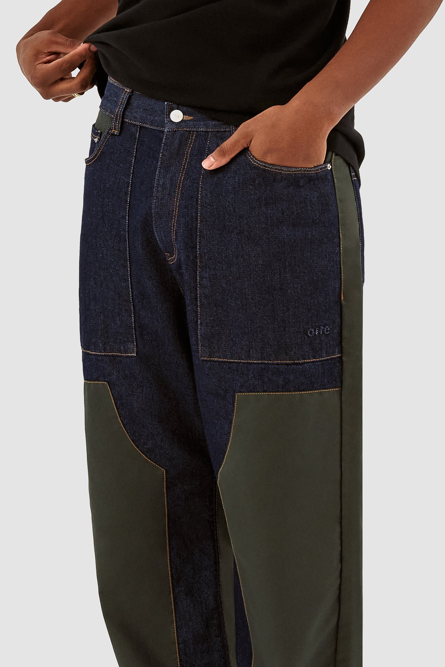 Jones Multi Pants - Denim/Green