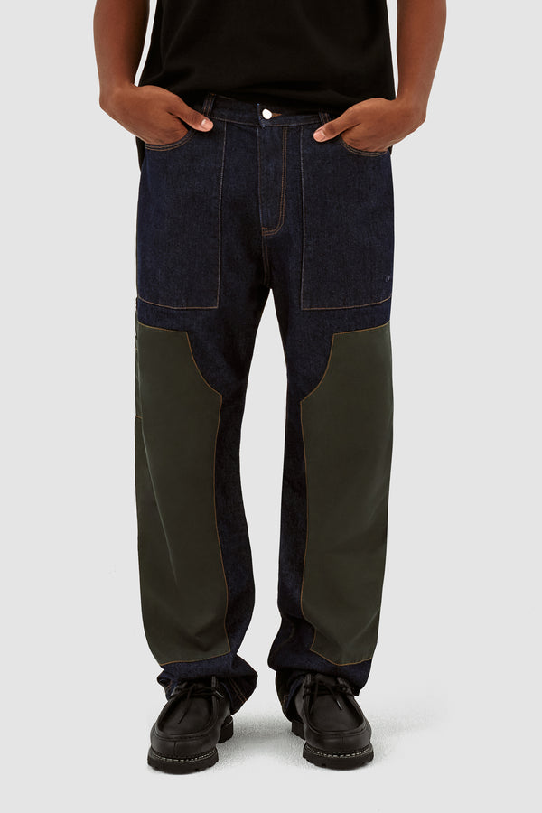 Jones Multi Pants - Denim/Green