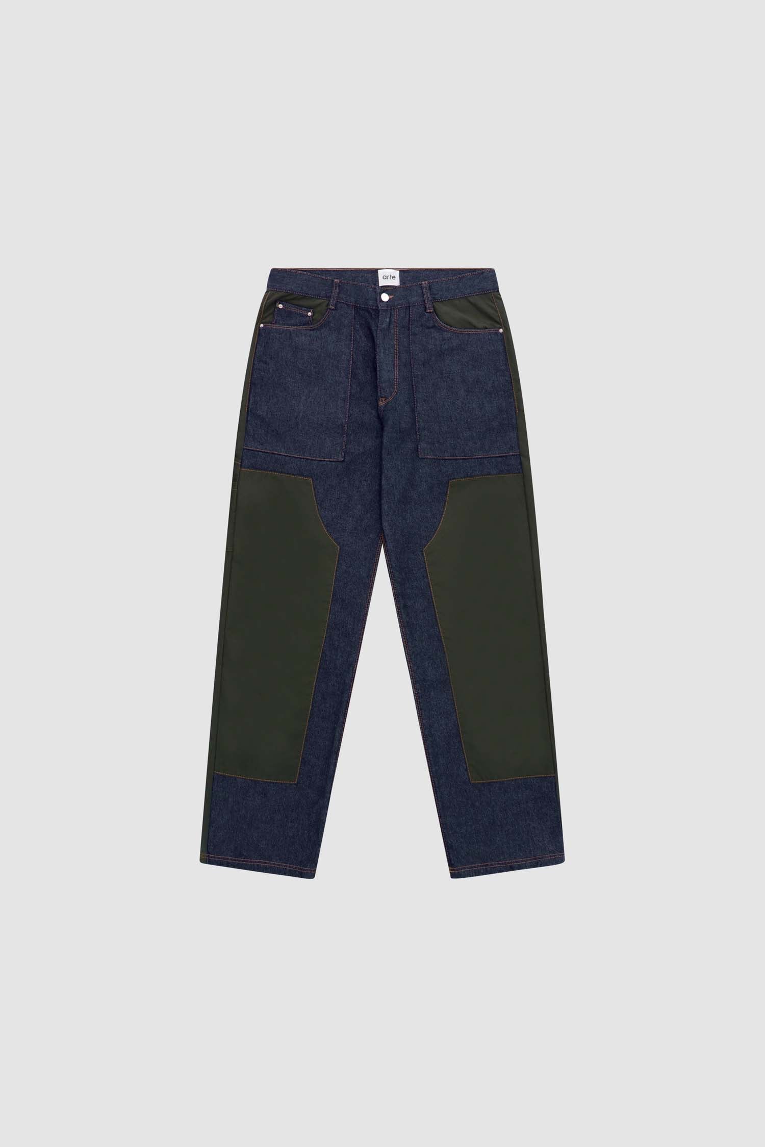 Jones Multi Pants - Denim/Green