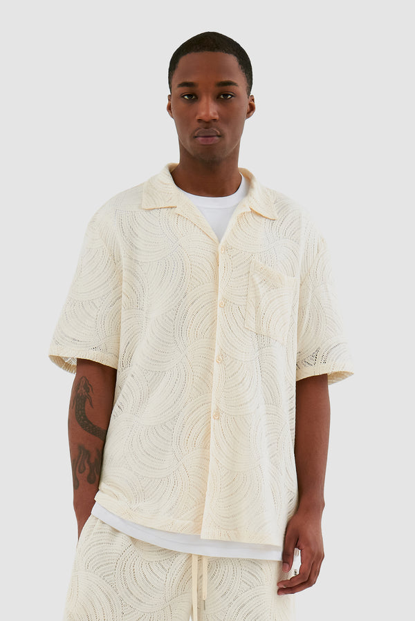 Stan Croche Shirt -  Cream