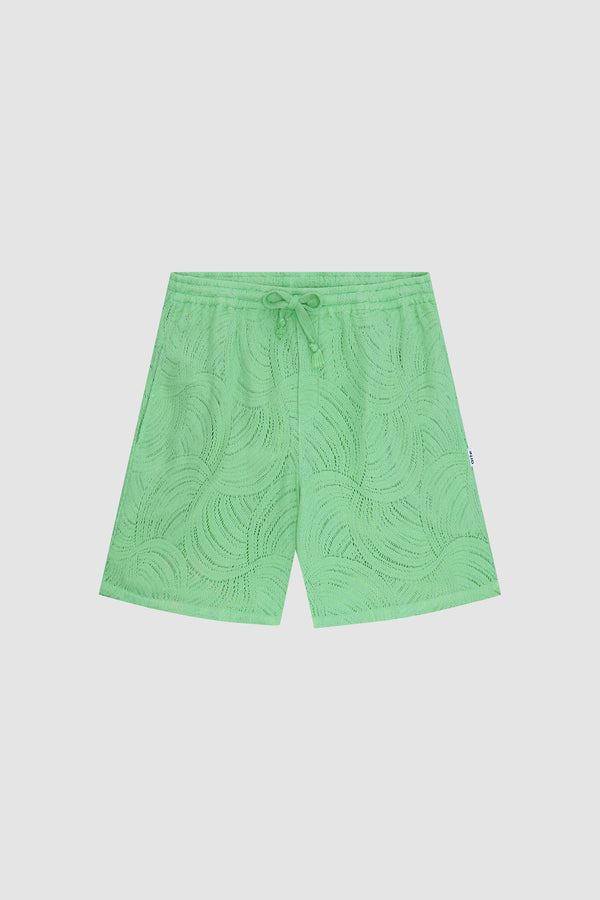 Stan Croche Short in Green, front view