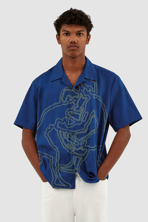 Scottie Fighter Shirt - Blue