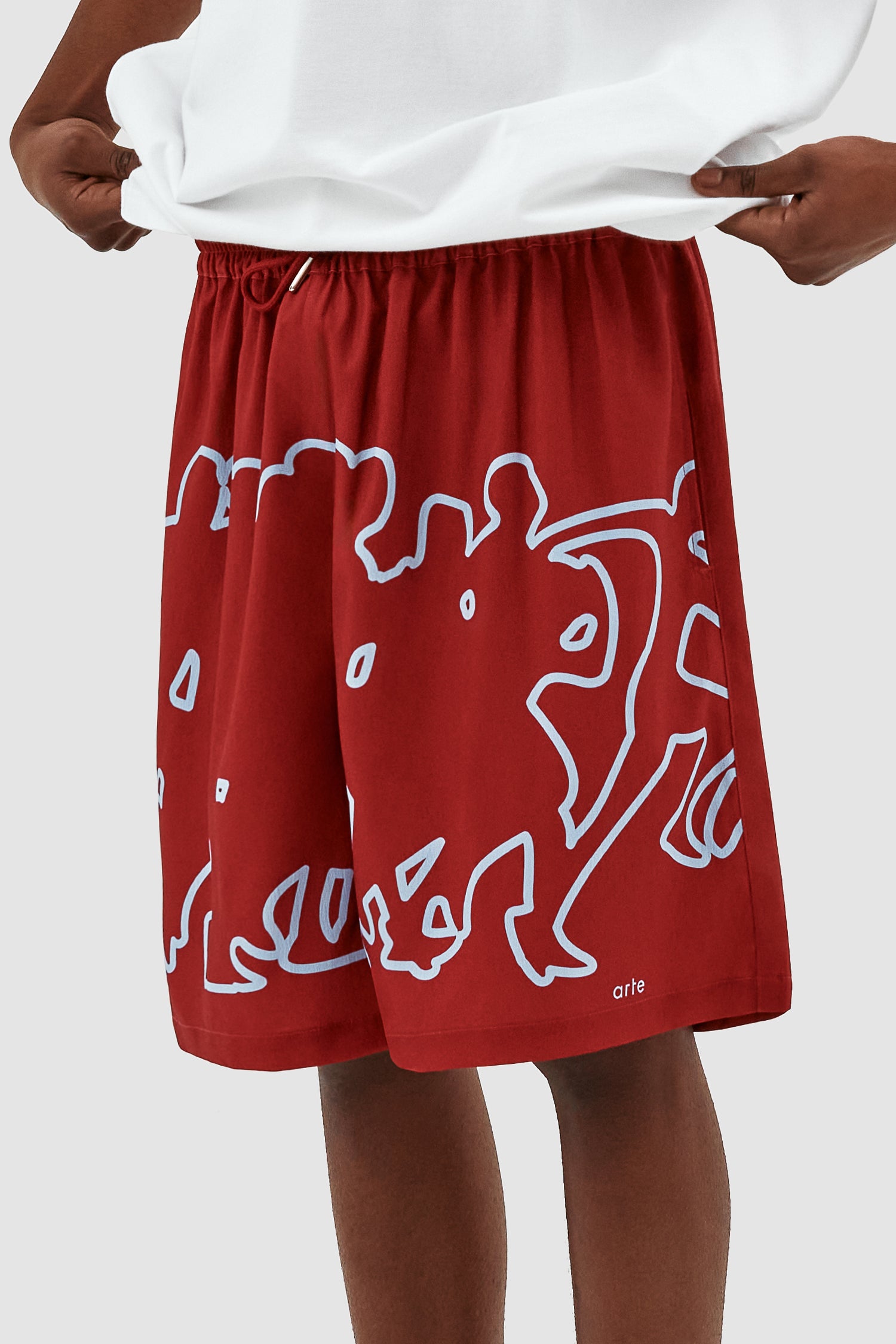 Samuel Multi Runner Shorts - Bordeaux