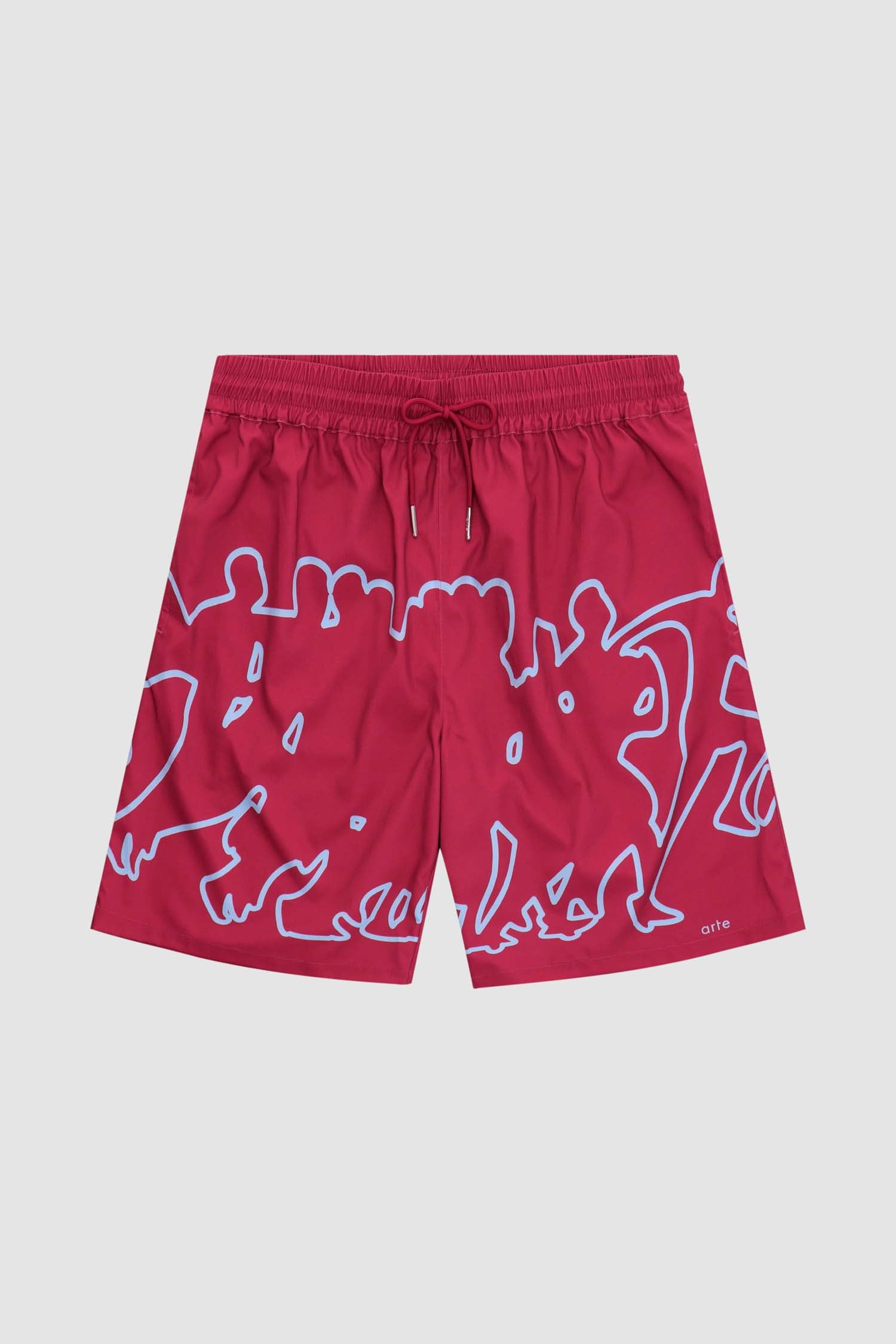 Samuel Multi Runner Shorts - Bordeaux