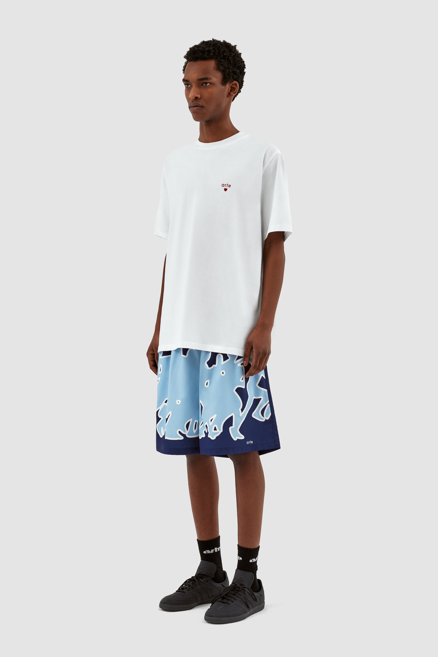 Samuel Multi Runner Shorts - Navy