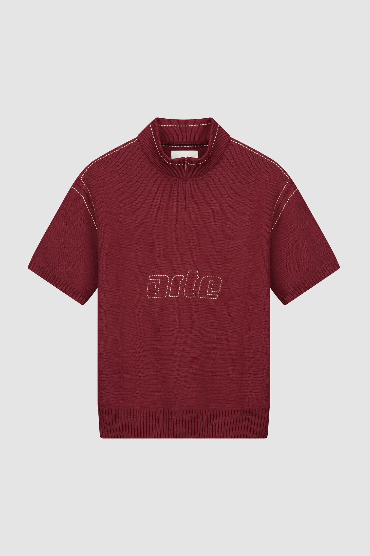 Kane Logo Knit - Bordeaux