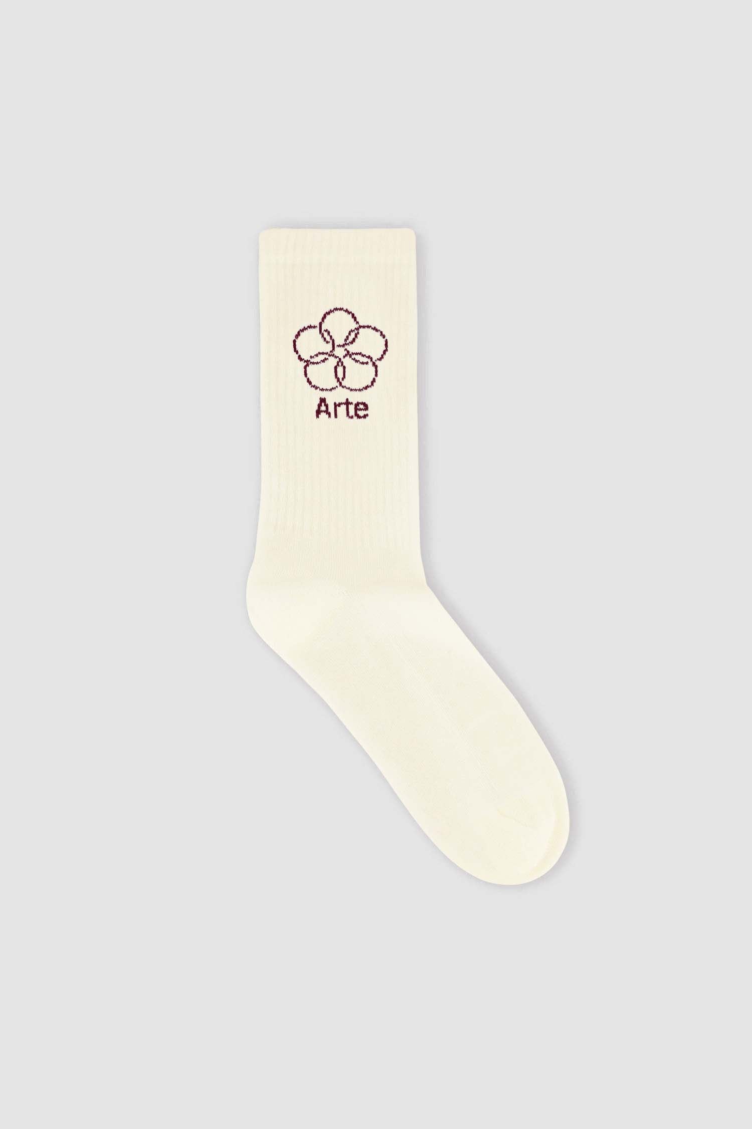 Arte Rings Socks - Cream