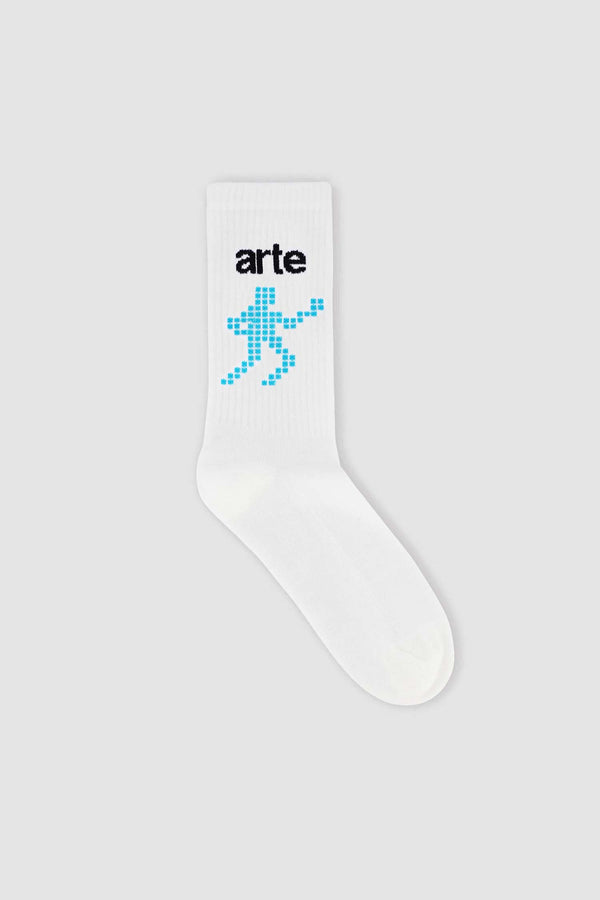 Arte Runner Socks - White