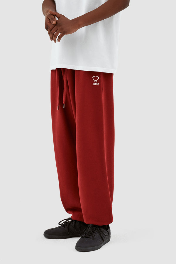 Tristian Heart Pants - Bordeaux