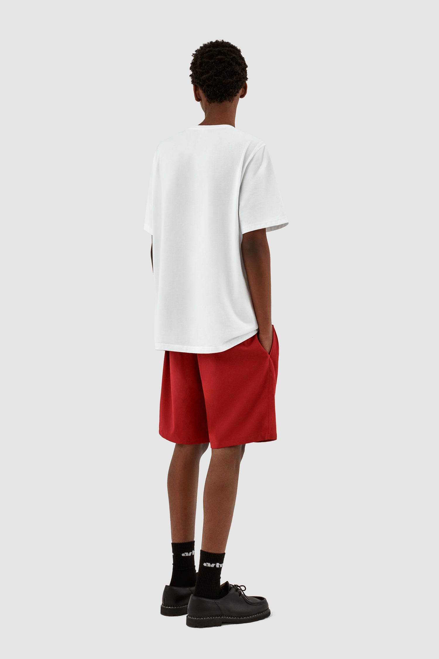 Samuel Logo Shorts - Bordeaux