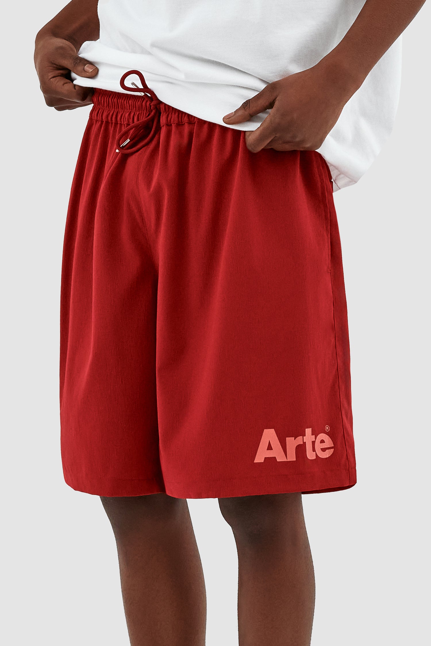 Samuel Logo Shorts - Bordeaux