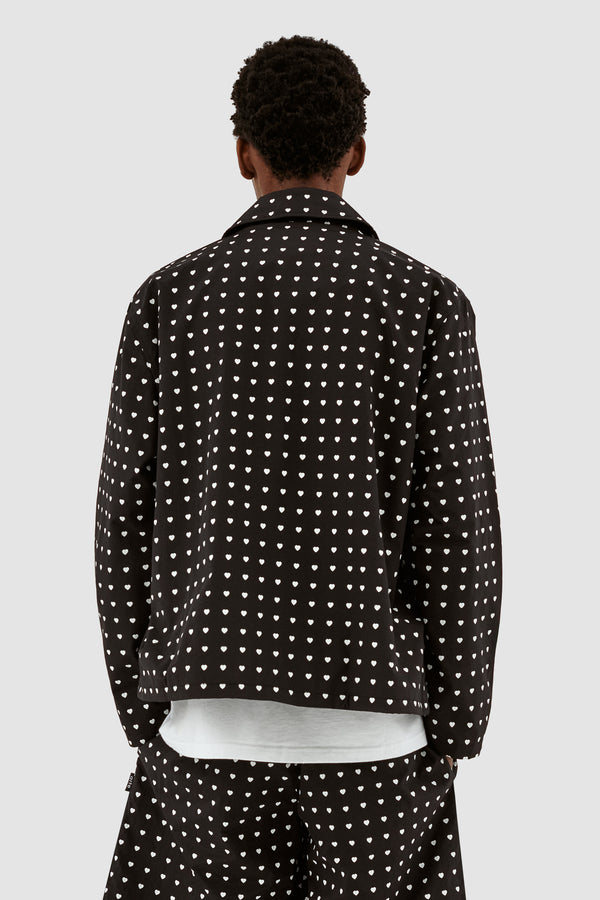 Jules Heart Jacket - Black/White