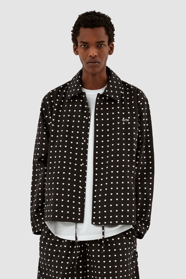 Jules Heart Jacket - Black/White