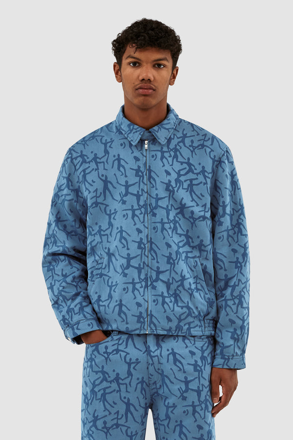 James Allover Jacket - Blue