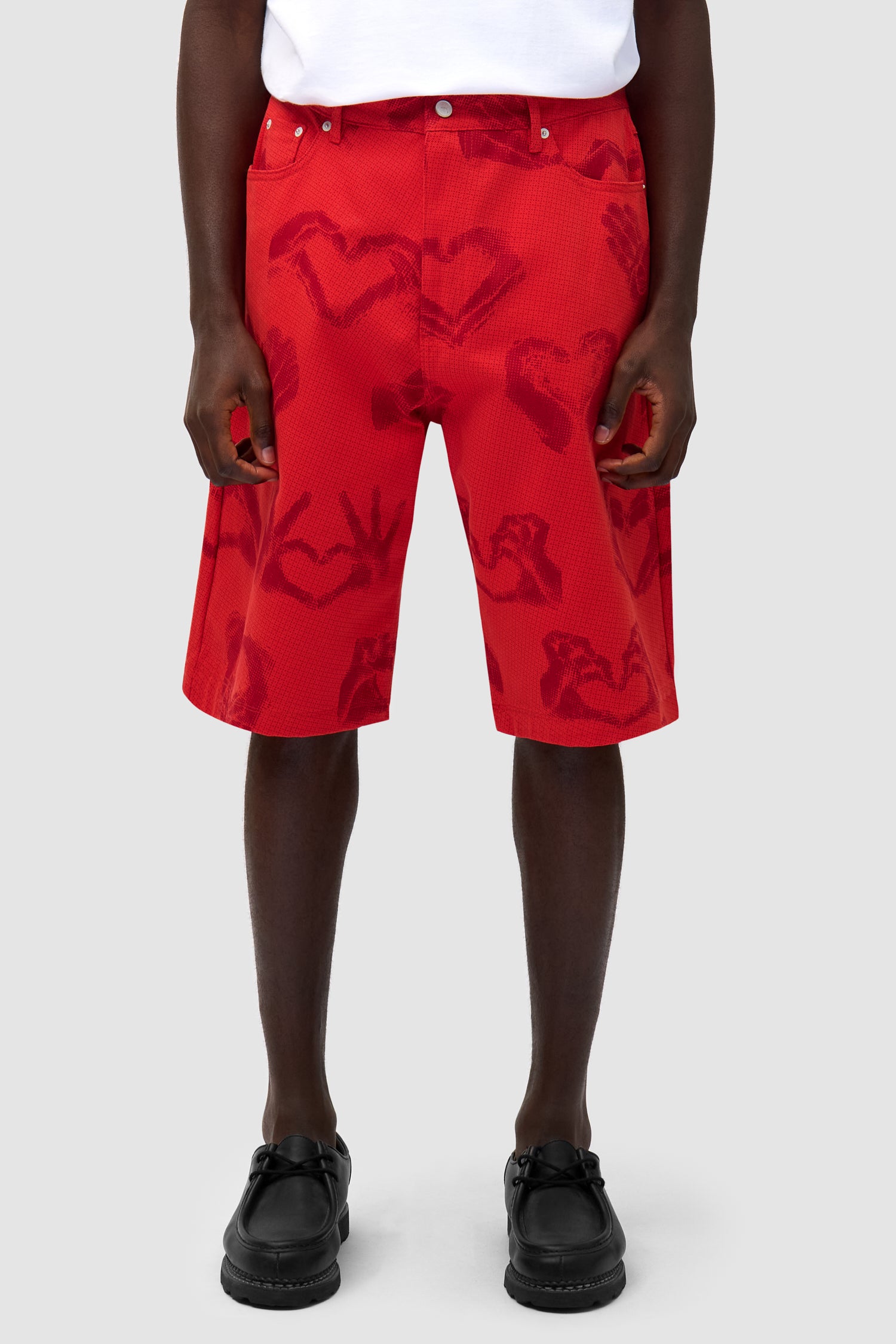 arte antwerp Short Hand Heart - Rouge