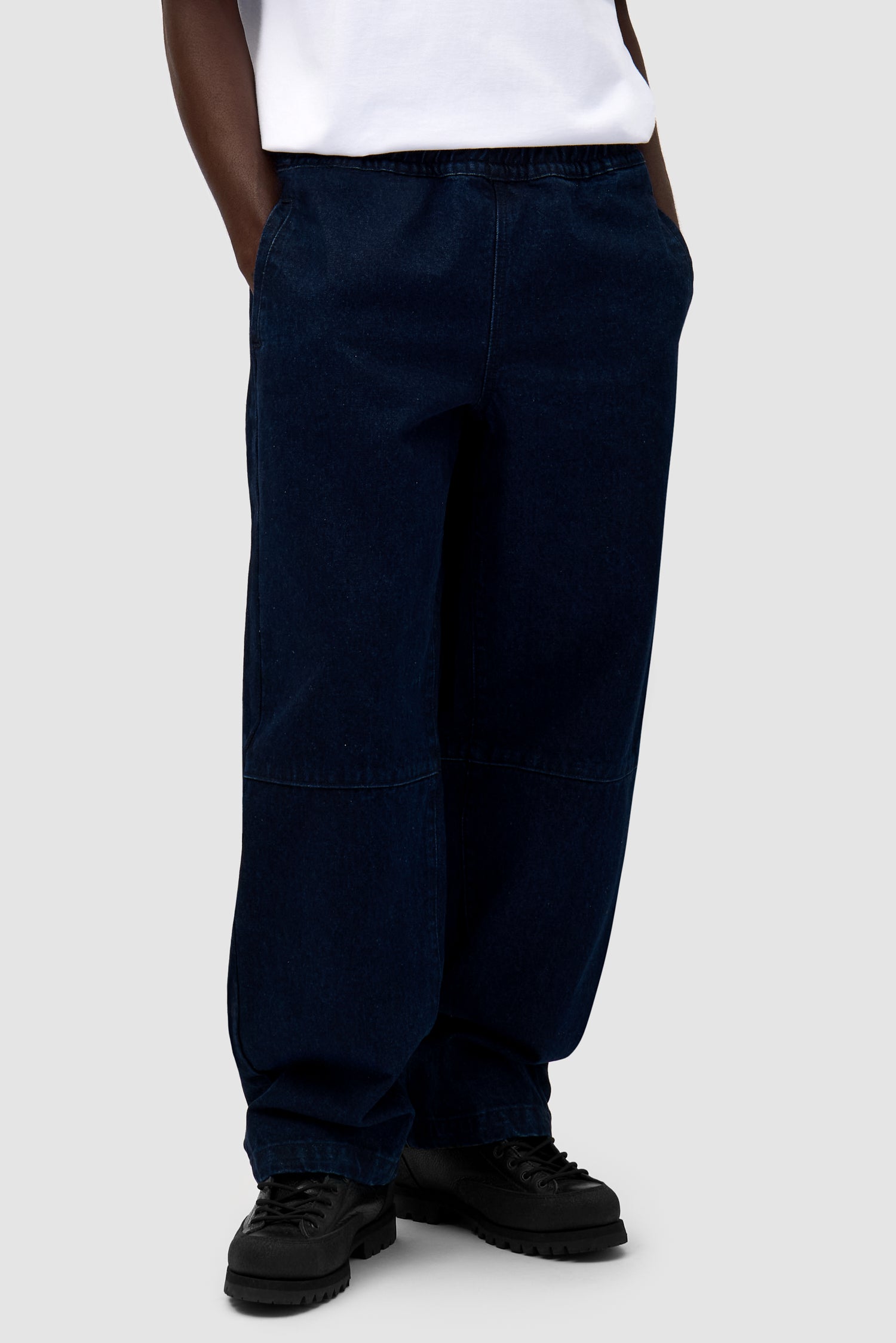 Denim Tech Pants - Navy