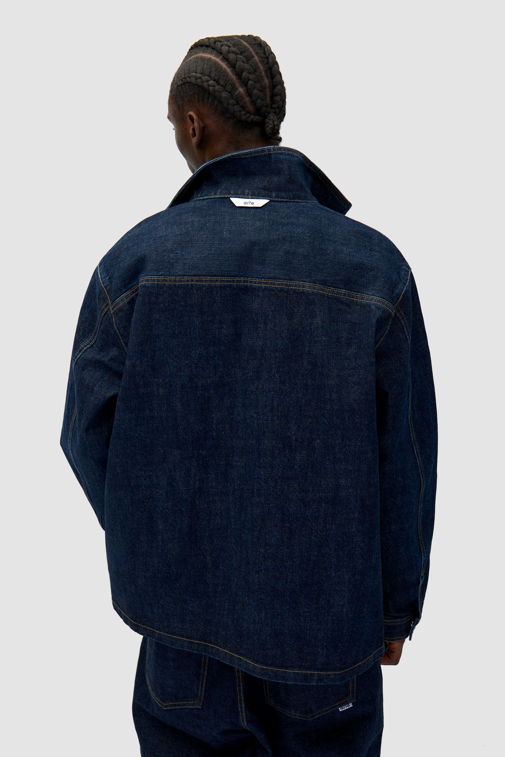 Oversized Denim Shirt - Dark Wash