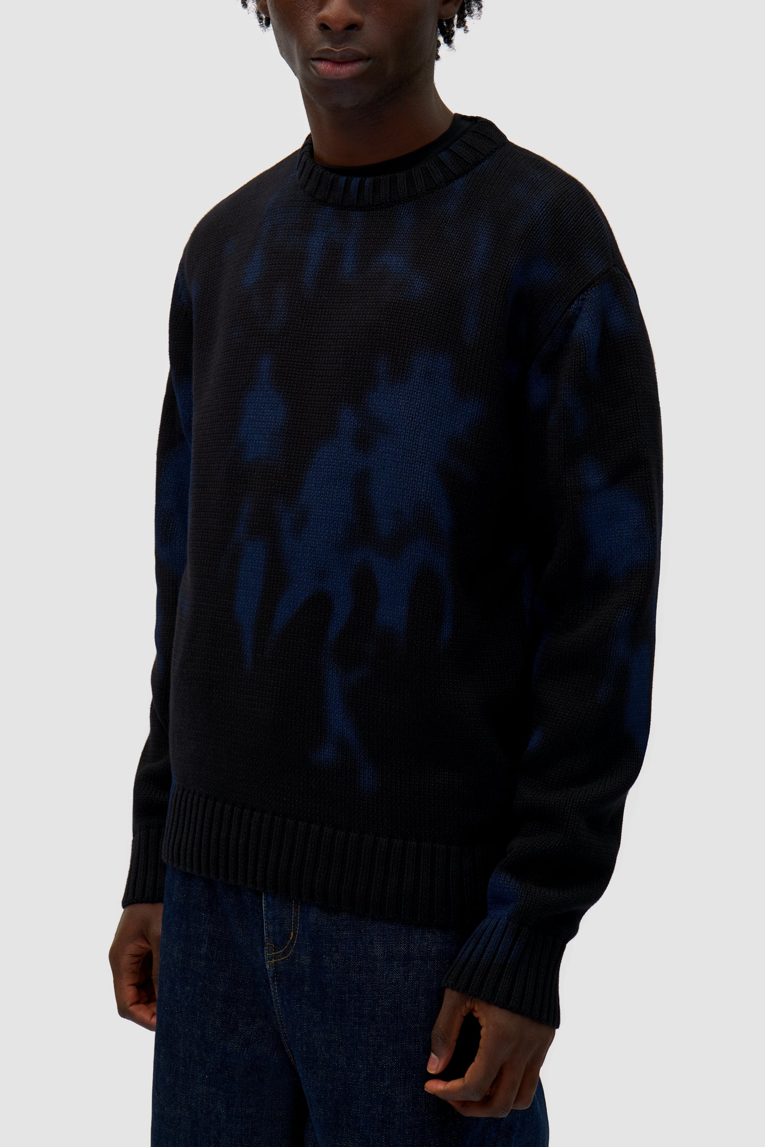 People Knit Sweater - Noir/Marine