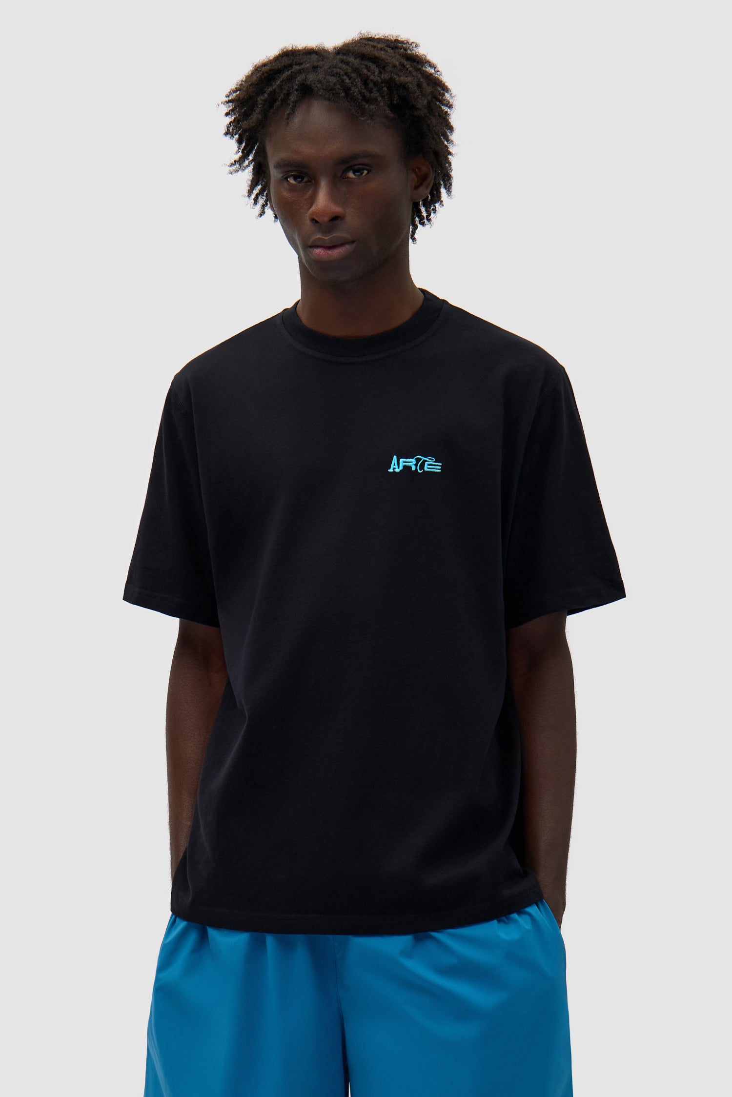 T-shirt People avec logo au dos - Noir