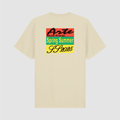 Multicolor Print T-shirt - Cream