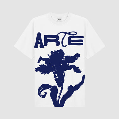 T-shirt Big Flower - Blanc
