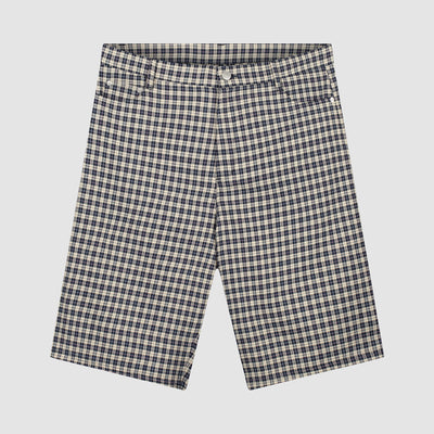 Plaid Short - Cream/Navy