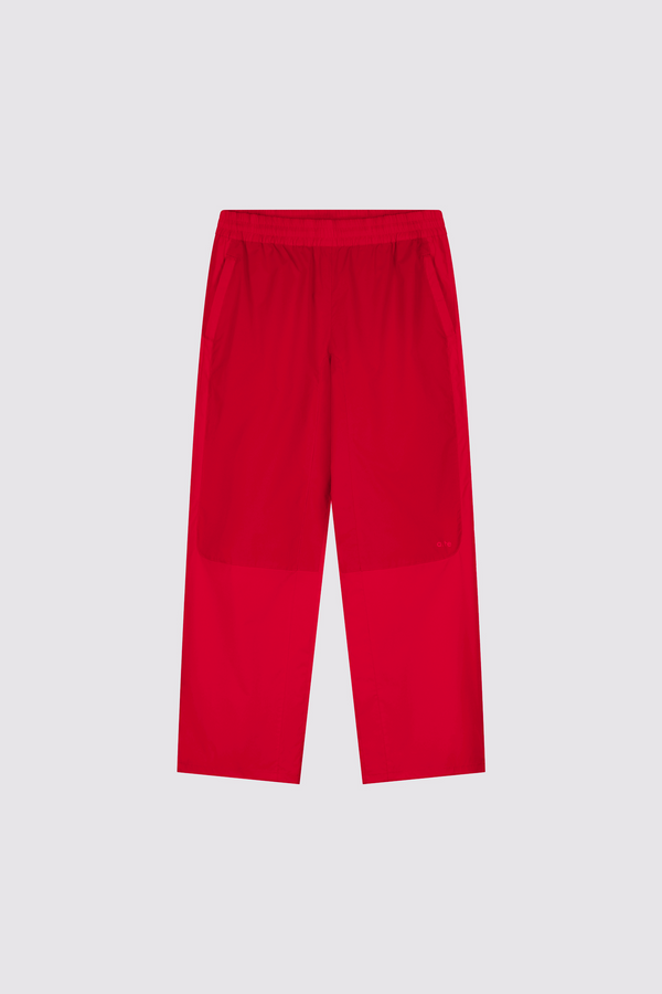 Tracksuit Pants in Red, front view