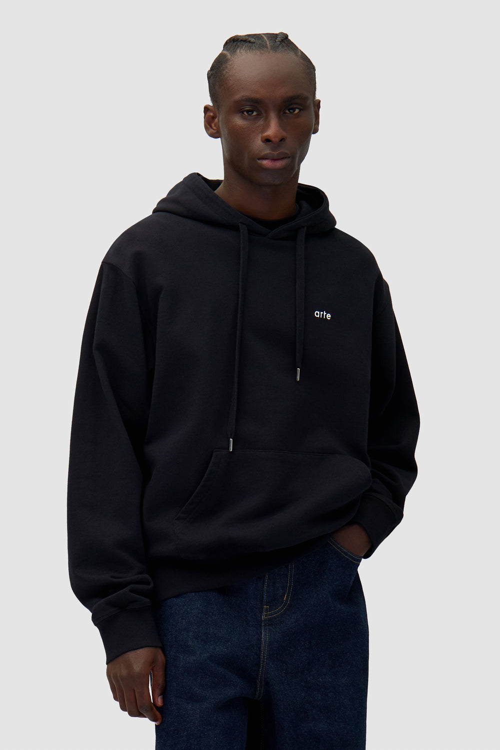 Energy Print Hoodie - Black