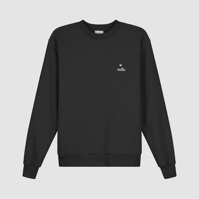 Heart Crewneck - Black