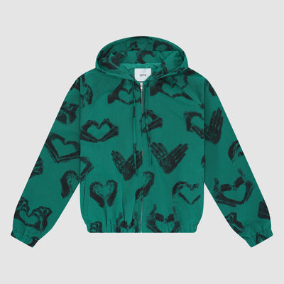Veste imprimée Hands - Vert