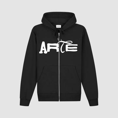 Sweat à capuche zippé Energy - Noir