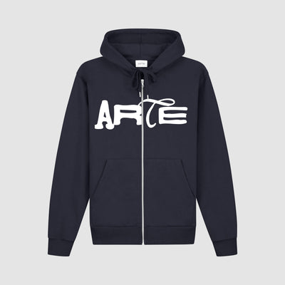 Sweat à capuche zippé Energy - Marine