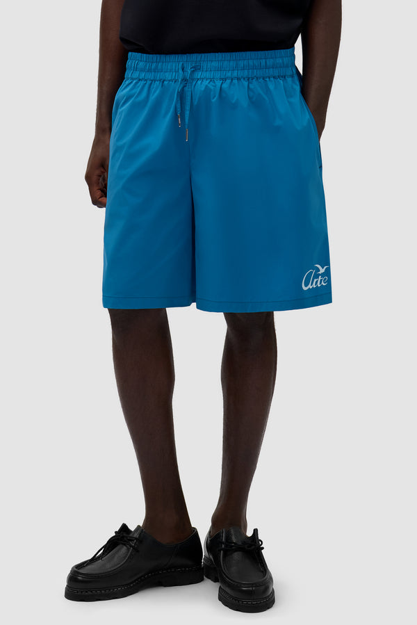 Birds Logo Shorts - Blue - Arte Antwerp
