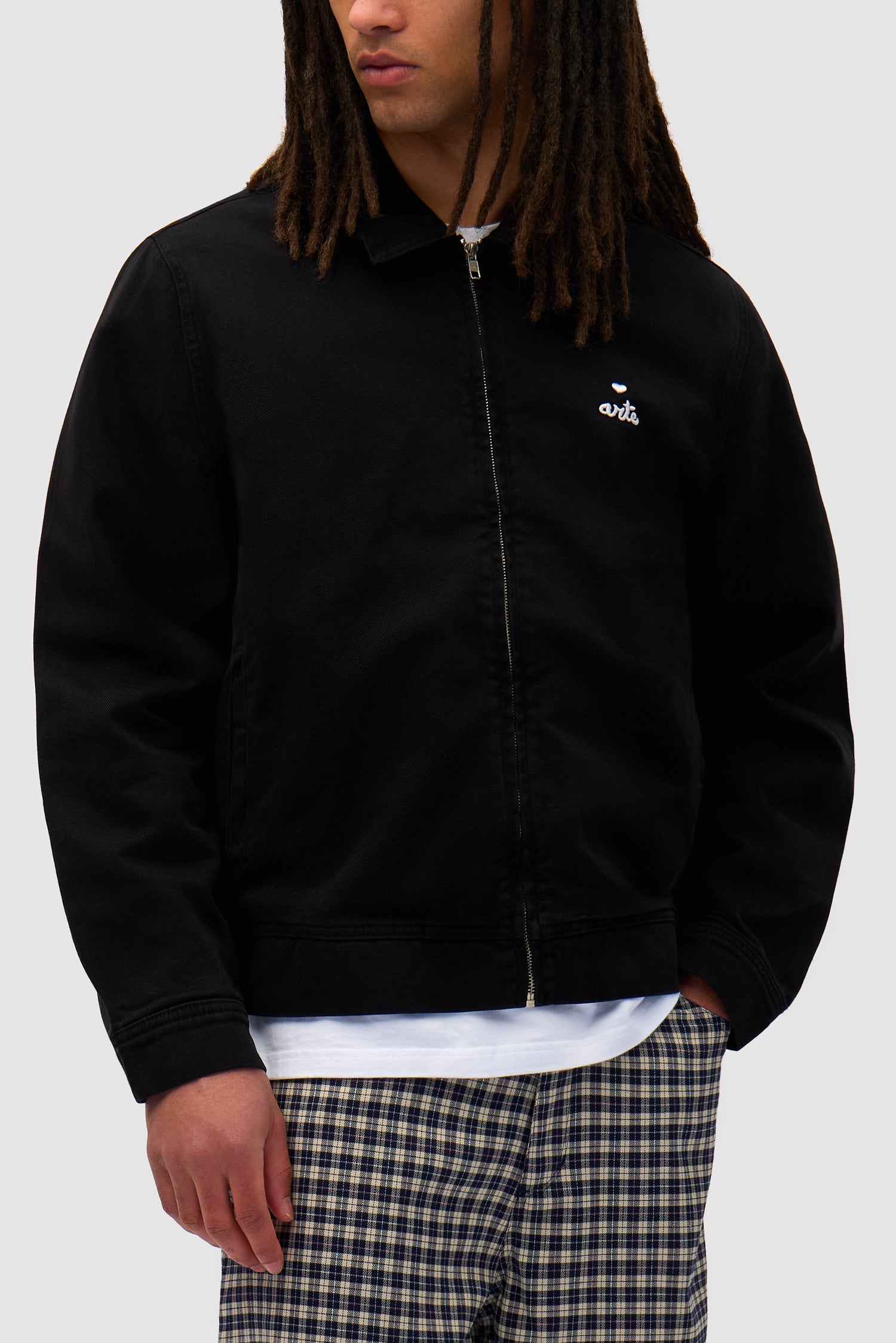 Heart Logo Jacket - Black