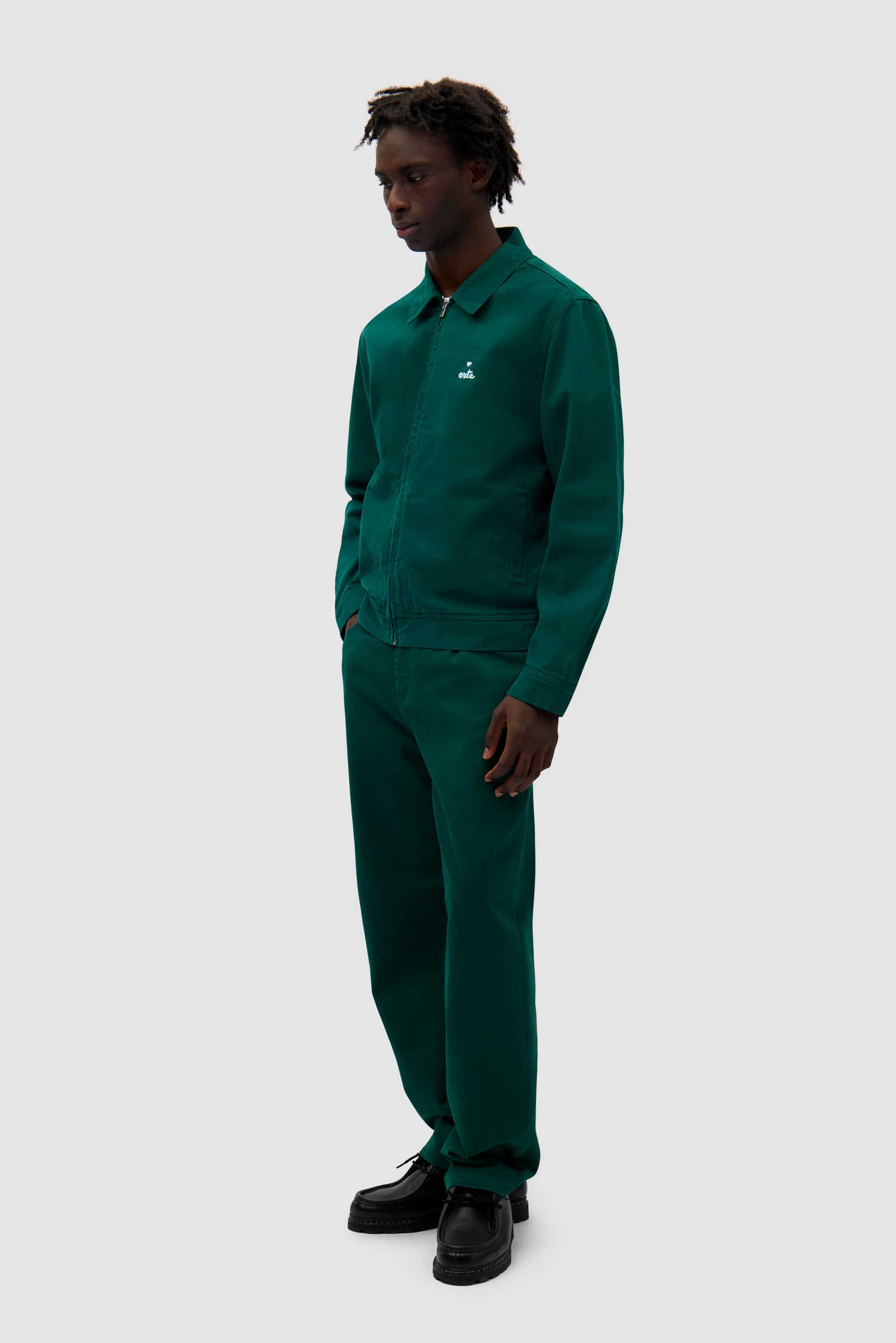 Veste avec logo en forme de cœur - Vert