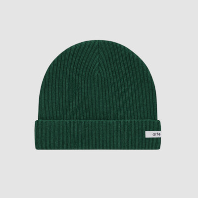 Logo Label Beanie - Green