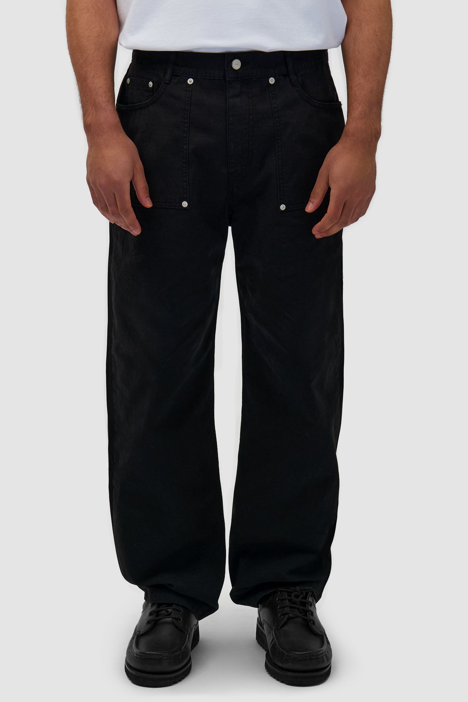 Pantalon en tissu Ripstop - Noir