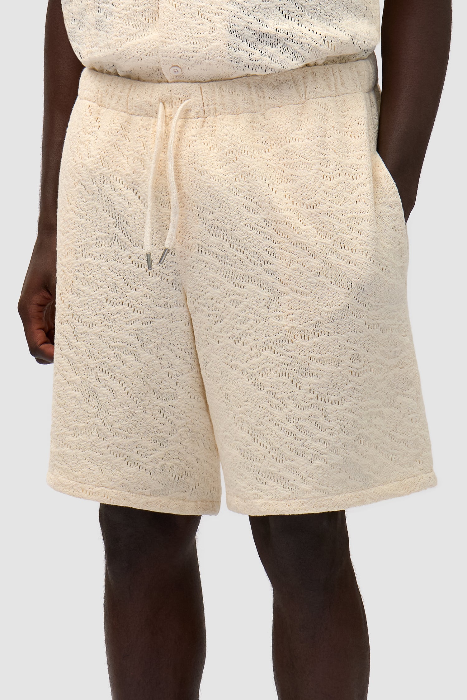 Crochet Short - Cream