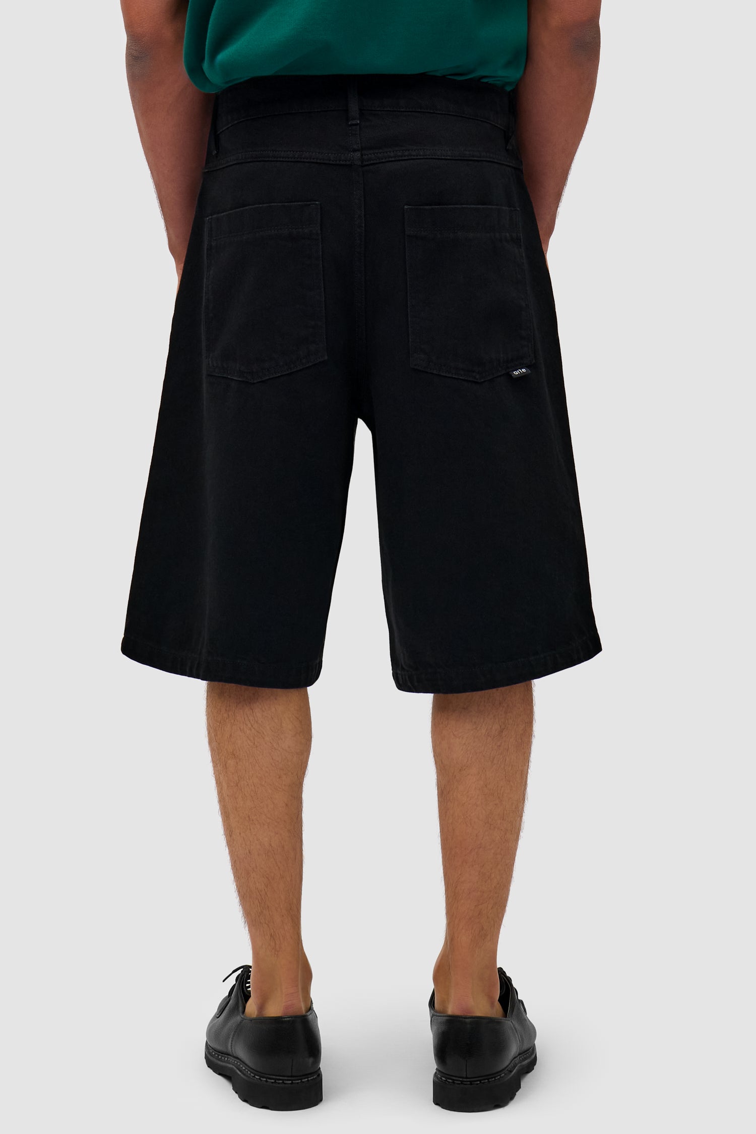 Belt Detail Shorts - Black