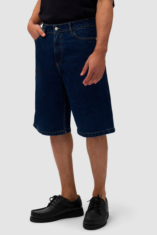 Belt Detail Shorts - Dark Wash - Arte Antwerp