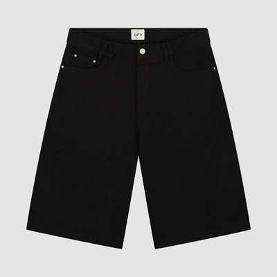 Belt Detail Shorts - Black