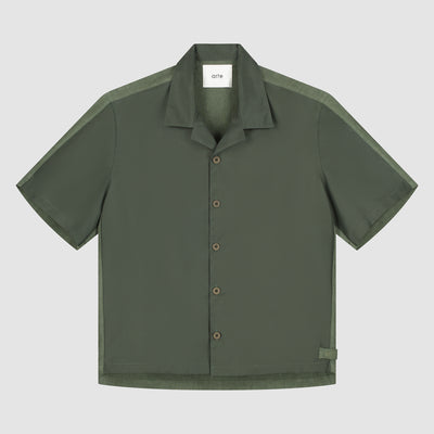 Chemise en lin et nylon - Vert