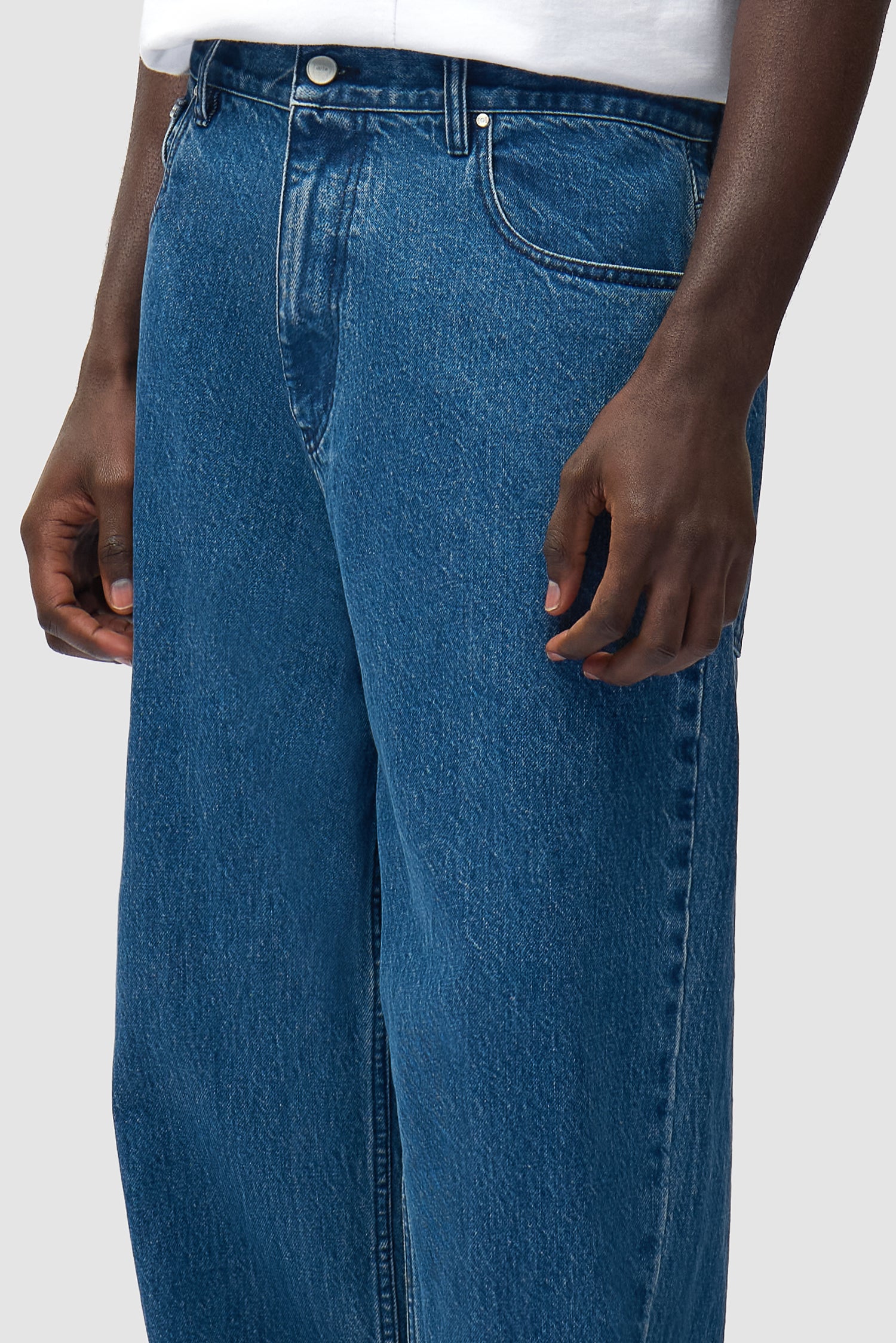 Pantalon baggy - Denim brut