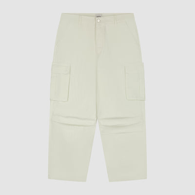 Pantalon cargo en ribstop - Crème